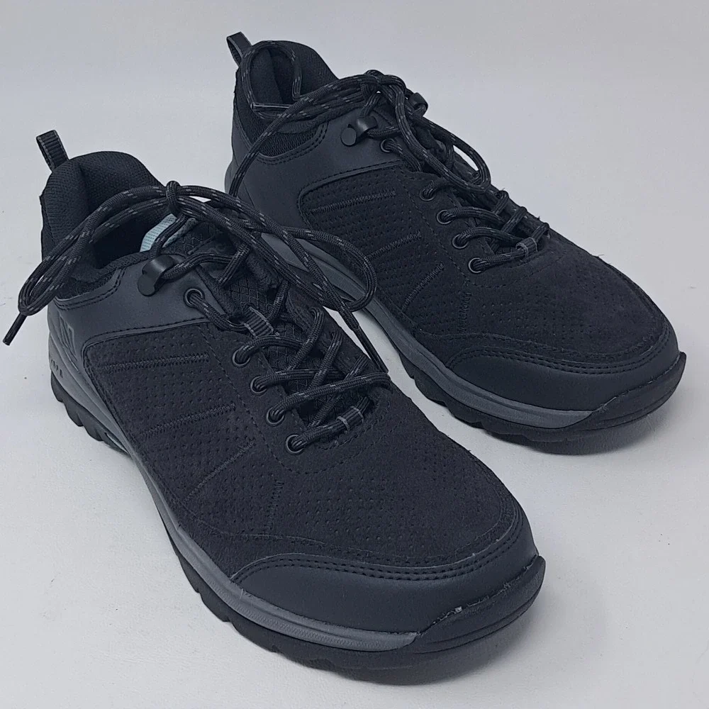 New Balance Trail Walking Shoes Womens Size 7 D Black Gray WW1201PH‎ ABZORB